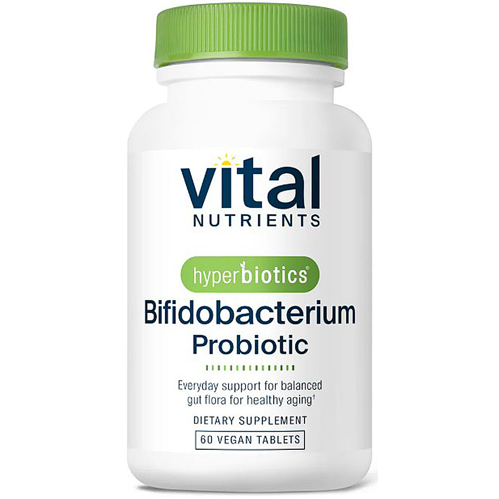 Vital Nutrients Bifidobacterium Probiotic supplement bottle on a white background