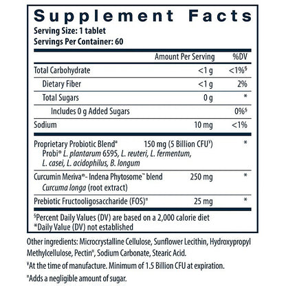 Supplement facts label for a dietary supplement with detailed nutritional information.