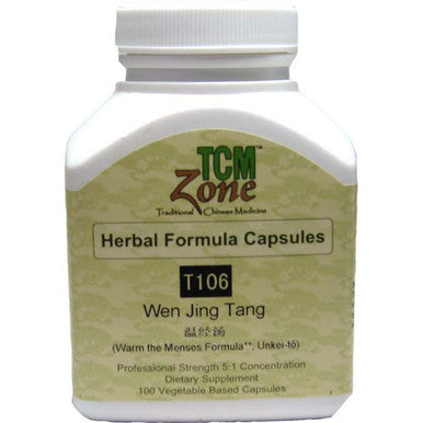 TCM Warm the Menses Formula - T106C Wen Jing Tang 100vc