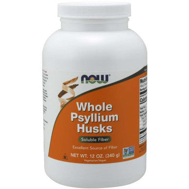NOW Psyllium Husk, Whole 12 oz.