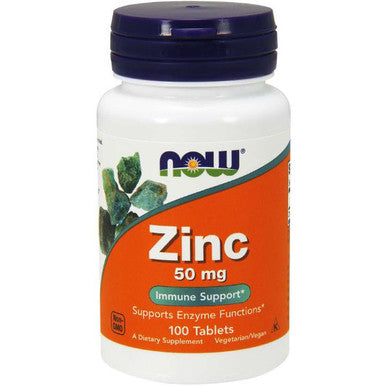 NOW Zinc Gluconate 50mg 100t