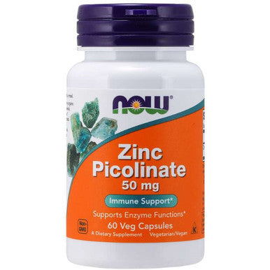 NOW Zinc Picolinate 50mg 60vc